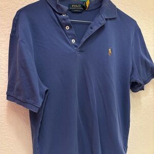 Ralph Lauren Men's Classic Blue Polo Shirt